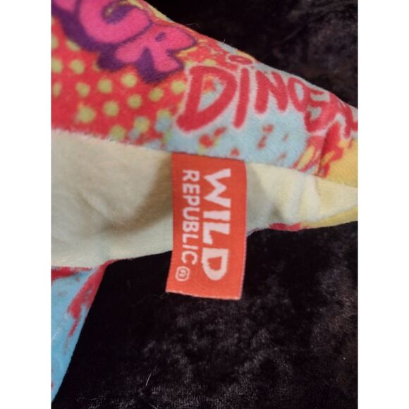 NWT Wild Republic Graffiti Dino Triceratops Dinosaur Stuffed Plush Animal Toy - Picture 5 of 5